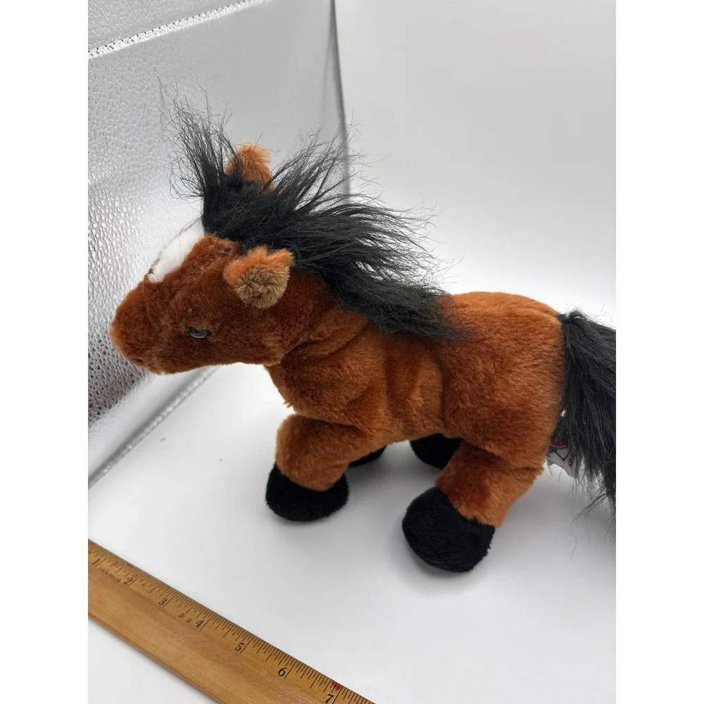 Ganz Webkinz Plush Horse Lot Brown‎ Chestnut Grey Stuffed Animal Ponies 8-9in